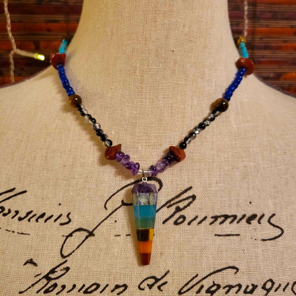 Stone medley necklace. NWOT